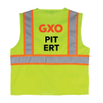 Hi Vis Safety Yellow Class 2 Vest  PIT and ERT Thumbnail