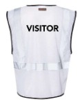 Enhanced Visibilty Safety Vest White (Visitors) Thumbnail