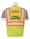 Hi Visibility Yellow Class 2 Safety Vest- DOCK MASTER Thumbnail
