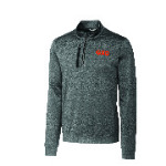 Stealth Heathered Quarter Zip Mens Pullover Thumbnail