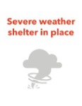 Severe Weather Shelter Place Sign Thumbnail