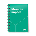 GXO Values Journal Notebook - Make an impact Thumbnail