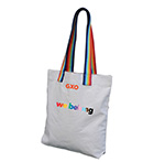 We Belong Progress Pride  Natural Canvas Tote Thumbnail