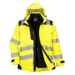 PW3 Hi-Vis 3-in-1 Jacket Thumbnail