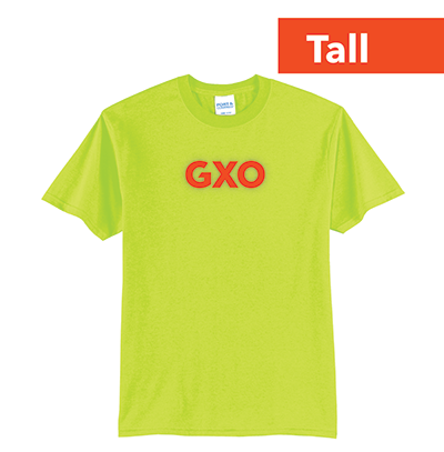 Tall Size - Lime Green Hi Visibility Safety Shirt (Hourly Employees) 