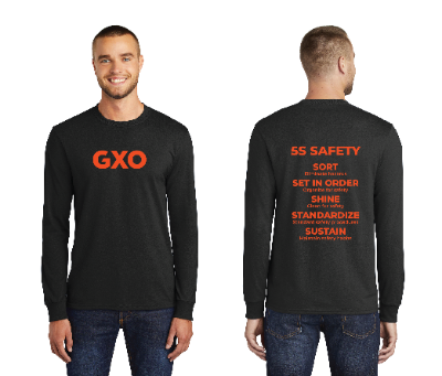 Black 5S Quality Long Sleeve Tee