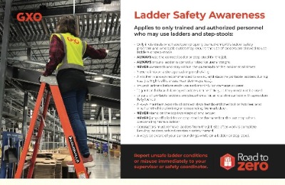 Ladder Safety Poster