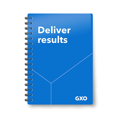 GXO Values Journal Notebook - Deliver results