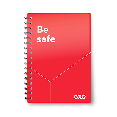 GXO Values Journal Notebook - Be safe