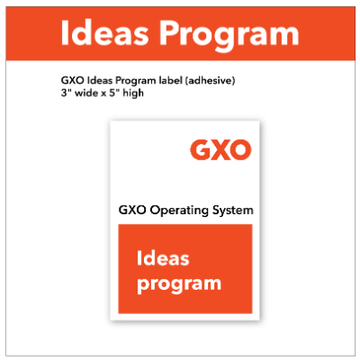 GXO Operating System Ideas Program Label/Sticker