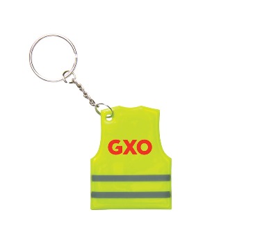 Reflective Safety Vest Keychain