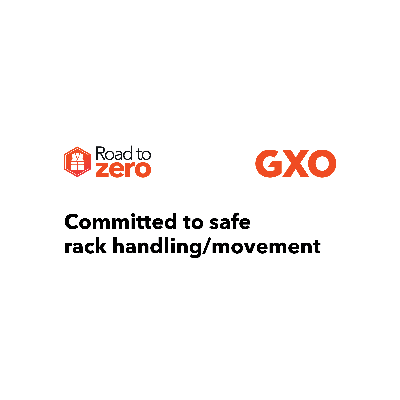 GXO safe rack handling banner 120x60