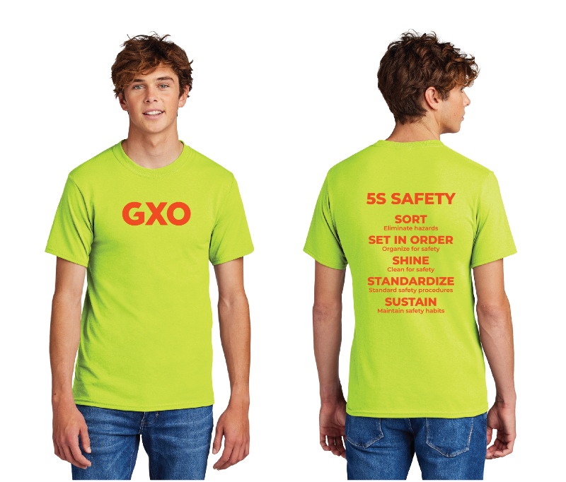GXO 5S Short Sleeve Green Tee