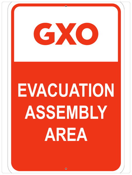 Evacutation Assembly Area Sign