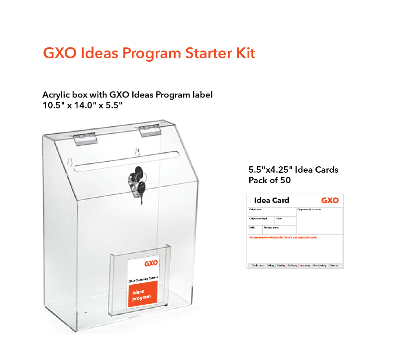 GXO Operating System Ideas Program Starter Kit