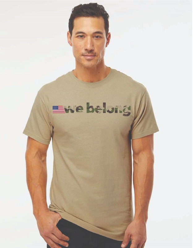 We Belong Veterans Tee